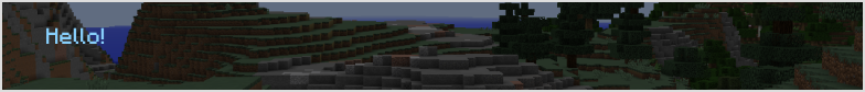 Image showing "&lWCEFAHello!" being rendered in Minecraft chat